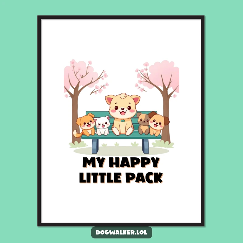 Funny Park Animal Digital Art: Instant Cheerful Decor Gift